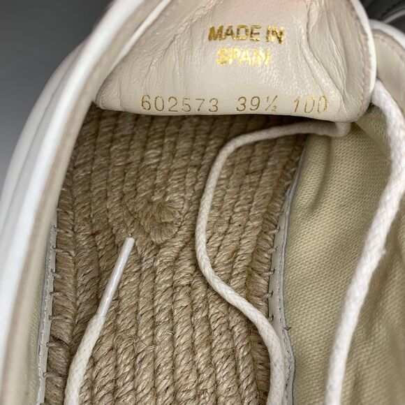 Gucci White Espadrilles with Multicolor Stripes - Picture 7 of 12